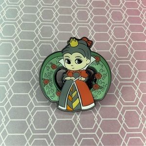Chibi Queen of Hearts Alice in Wonderland Loungefly Disney Pin